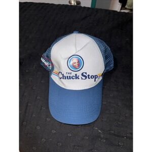 Capital One The Chuck Stop Charles Barkley Trucker Hat‎ Blue White Snapback Cap